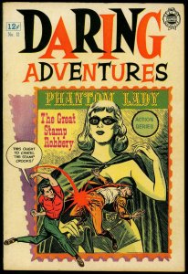 Daring Adventures #12 1963- super comics- Phantom Lady Matt Baker reprints FN- 