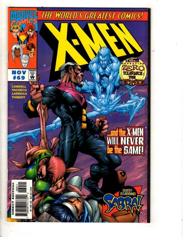 10 X-Men Marvel Comic Books # 68 69 70 71 72 73 74 75 76 77 Wolverine Storm CR51