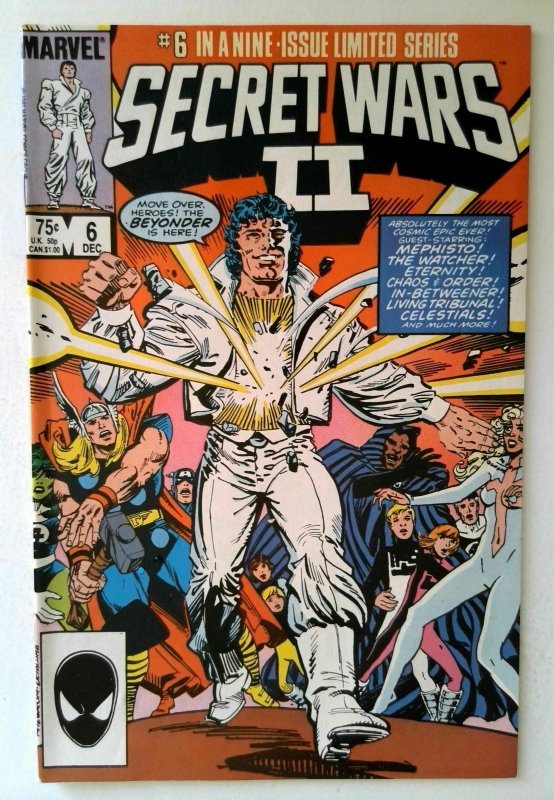 Secret Wars II #6 Marvel 1985 VF+ Copper Age Comic Book 1st Print