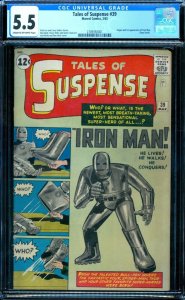 Tales of Suspense 39 CGC 5.5  1st Iron Man