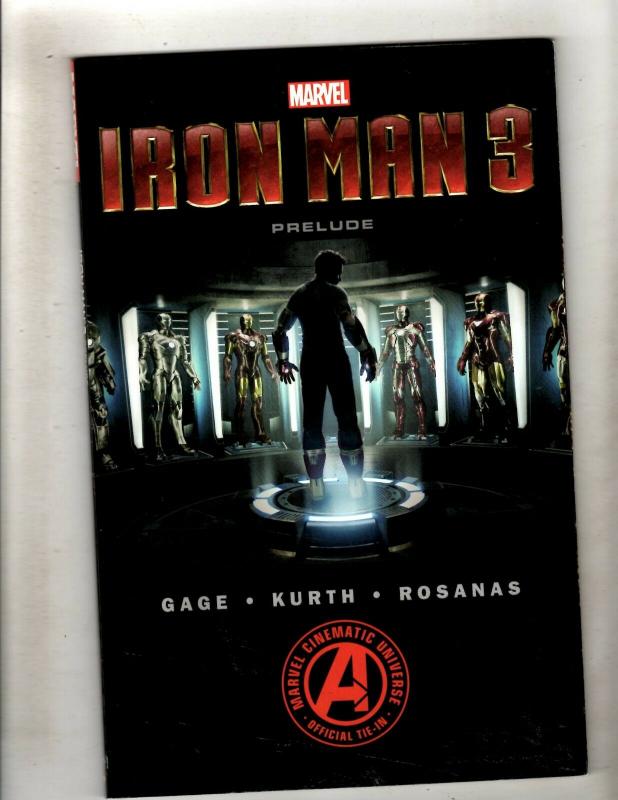 Iron Man 3 Prelude Marvel Comics Graphic Novel TPB Comic Book War Machine J352