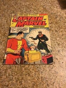 Captain Marvel Adventures #147 (1953) FN The Thief From The Past! Mid-Grade! Wow