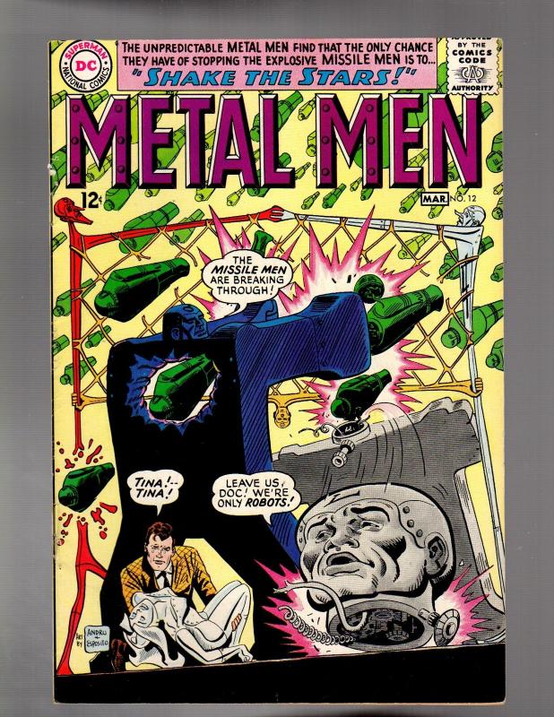 METAL MEN 12 VERY GOOD  March 1965