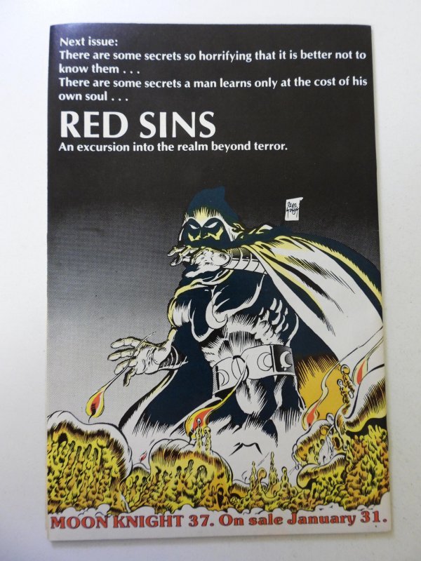 Moon Knight #36 (1984) FN- condition