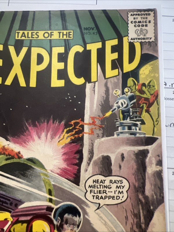 TALES OF THE UNEXPECTED #43 1st Space ranger cover