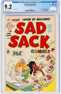 Sad Sack Comics #1 (1949) CGC 9.2 NM-