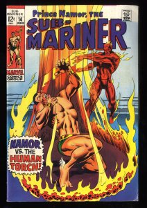 Sub-Mariner #14 VG+ 4.5 Death of Toro!