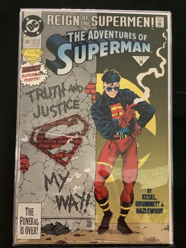 Adventures of Superman #501 Standard Edition - Direct (1993)