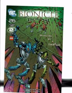 Lot of 6 Bionicle Metro Nui DC Comic Books #22 23 24 25 26 27 ZZ4