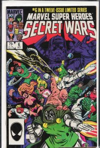 Marvel Super Heroes Secret Wars #6 (1984) Buckaroo Banzai [Key Issue]
