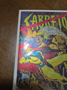 1995 Marvel Comics #1 SABRETOOTH Special In the Red Zone Chromium One-shot