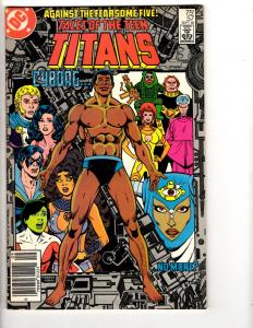 Lot Of 8 Tales Of The Teen Titans DC Comic Books # 43 45 46 49 52 53 56 57 JG7