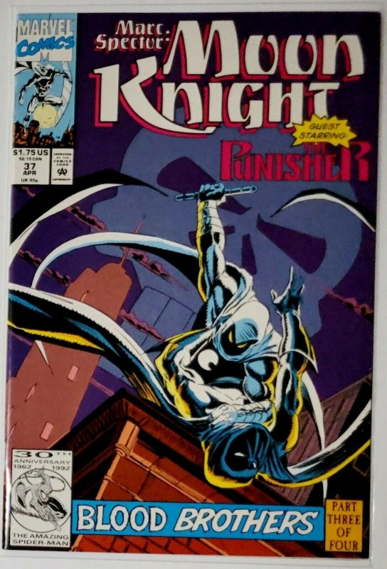 MOON KNIGHT & The PUNISHER (Marvel 1992) 4-Part Blood Brothers #35-38 bundle