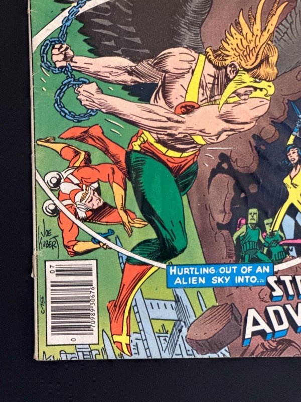 Showcase #102 Hawkman (1978) Newstand - 1/2 Cvr detached