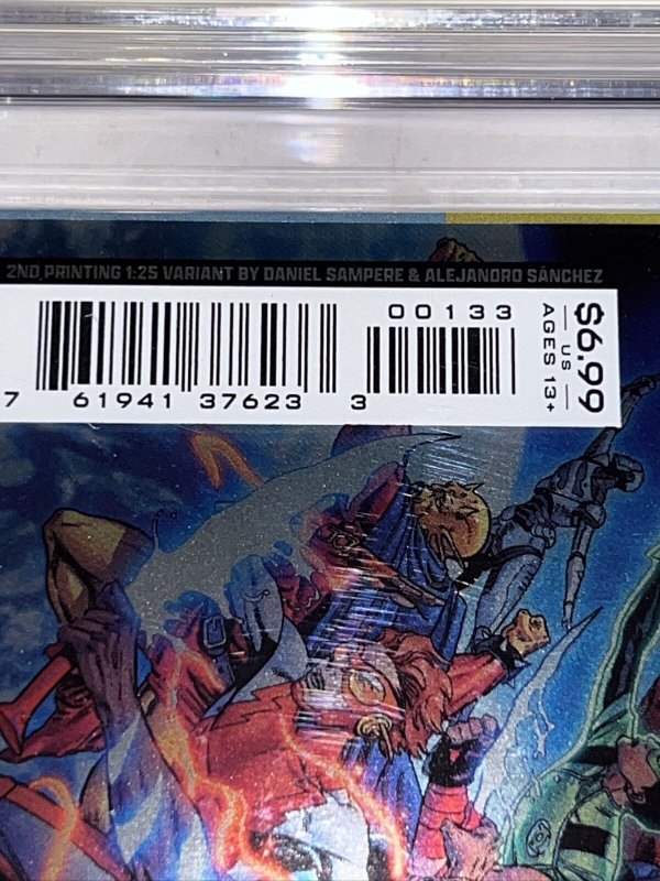 Dark Crisis On Infinite Earth (2022) # 1 (CGC SS 9.8) Signed J. Williamson •1:25