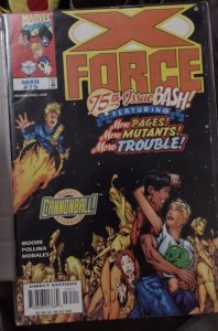 X-FORCE  #  75 1998 MARVEL DISNEY cannonball  selene