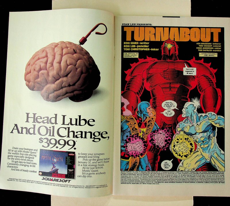 Silver Surfer #77- (Feb, 1993; Marvel) - Very Fine/Near Mint