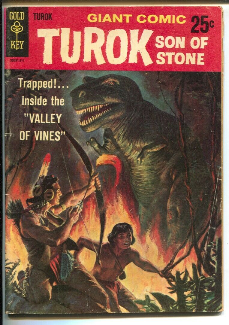 Turok Son Of Stone Giant Gold Key Prehistoic Indian Adventures