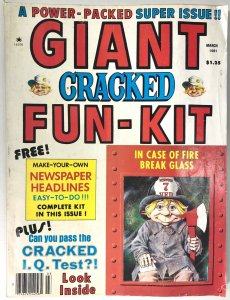 CRACKED GIANT Parody Comic Magazine March 1981 Issue — Major Magazines Good Cond