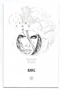 Fathom #1 Black & White Sketch Variant - Michael Turner - 2000 - NM