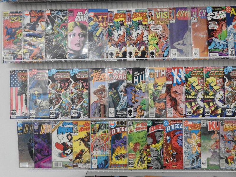 Huge Lot of 160+ Comics W/ Batman, Swamp-Thing, Crisis+ Avg VF- Condition!!