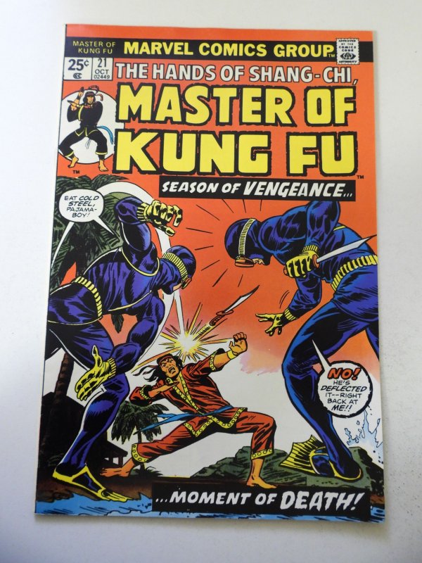 Master of Kung Fu #21 (1974) FN/VF Condition MVS Intact