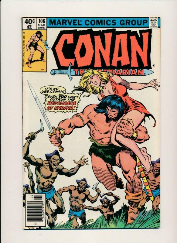 Marvel LOT OF 10-CONAN THE BARBARIAN #83--88,90,108-110 G/VG (PJ119)