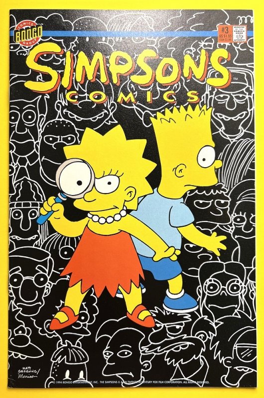 Simpsons Comics 3 FLIP BOOK KRUSTY KLOWN (1994) Comic Books Modern