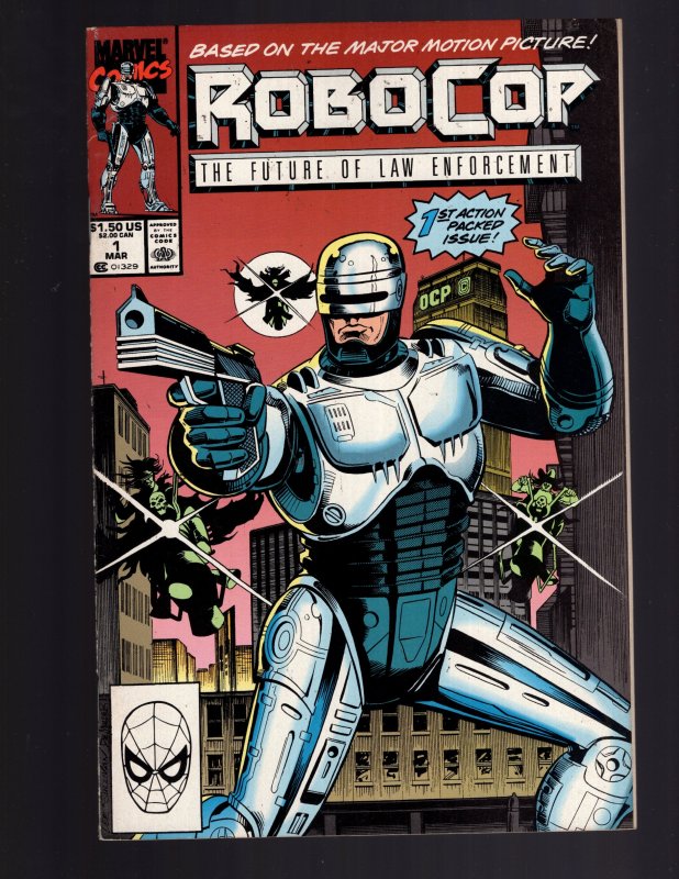 RoboCop #1 (1990)  1st App ~ MARVEL COMICS / MA#1