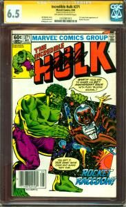 Incredible Hulk #271 CGC Graded 6.5, 1st Rocket Raccoon- STAN LEE SIGNED