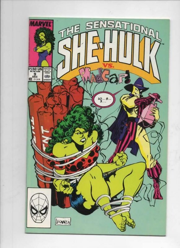 SHE-HULK #9 VF/NM,  Sensational, MadCap, 1989, more Marvel in store