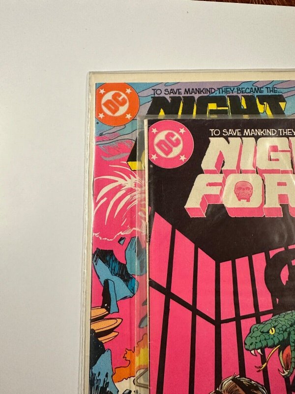 2 Night Force DC Comic Book # 4 7 Superman Flash Batman  18 CT4