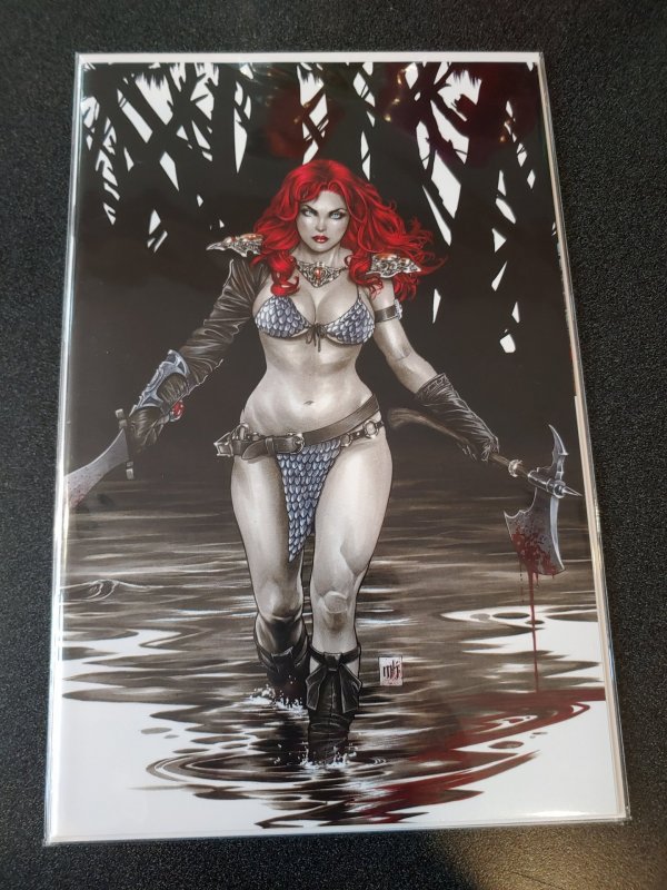 RED SONJA: AGE OF CHAOS #1 - CK EXCLUSIVE - VIRGIN COVER - MIKE KROME