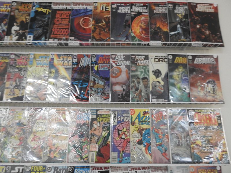 Huge Lot 150+ Comics W/ Spider-Man, Batman, Star Wars+ Avg VF Condition!