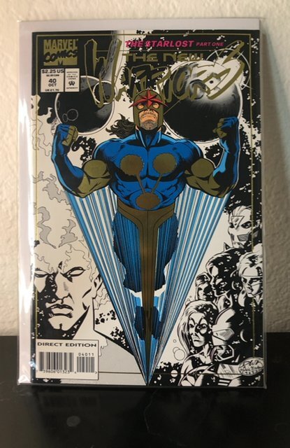 The New Warriors #40 Gold Foil Cover (1993)
