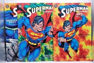 Superman Doomsday Hunter/Prey Book #1, #2, #3 Set of three, one price NM+