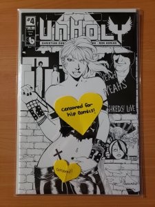 *RARE* Unholy #4 Sketch Century Nude Variant Cover 1/50 ONLY 50 MADE!