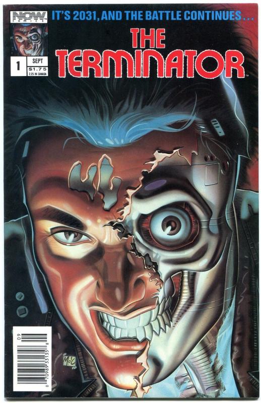 The Terminator #1 1988- Now Comics- Newsstand variant- VF/NM