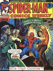 SPIDER-MAN WEEKLY  (#229-230) (UK MAG) (1973 Series) #66 Very Fine