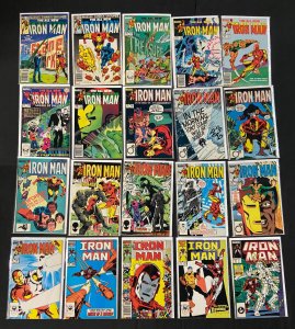 IRON MAN 24 BRONZE/COPPER COMIC #173-9, 182-4, 192-5, 197, 208, 212-3 MORE FN-VF