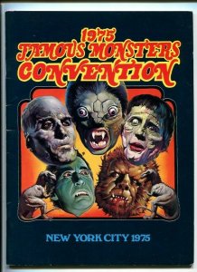 Famous Monsters Convention Program NYC 1975-- signed by Ackerman -Barbara Leigh 