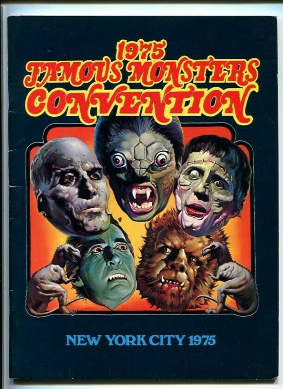 Famous Monsters Convention Program NYC 1975-- signed by Ackerman -Barbara Leigh