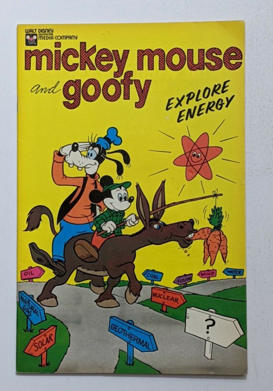 Mickey Mouse And Goofy Explore Energy (1976) VF- 7.5 Exxon Giveaway