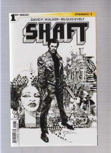 SHAFT #1 - DENYS COWAN BLACK & WHITE VARIANT (9.0) 2014