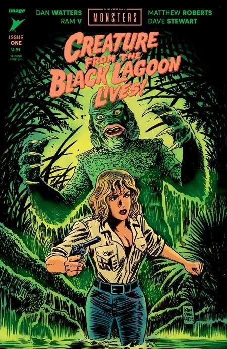 Universal Monsters The Creature From The Black Lagoon Lives #1 2nd PTG Image