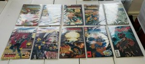 DEATHSTROKE 10PC (VF/NM) BAGGED & BOARDED, VS THE JUSTICE LEAGUE 1992-2014