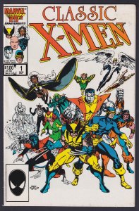 Classic X-Men #1 7.0 FN/VF Marvel Comic - Sep 1986