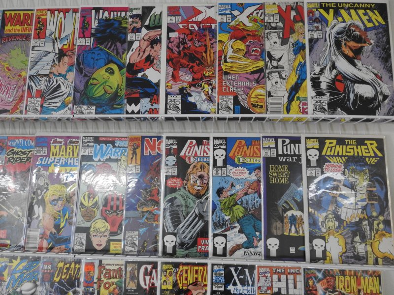 Huge Lot 130+ Comics Silver Surfer,  Spider-Man,  X-men+ Avg VF+ Condition