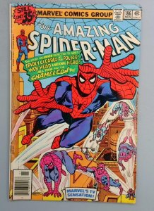 AMAZING SPIDER-MAN #186 Chameleon Appearance Marvel 1978 SN1