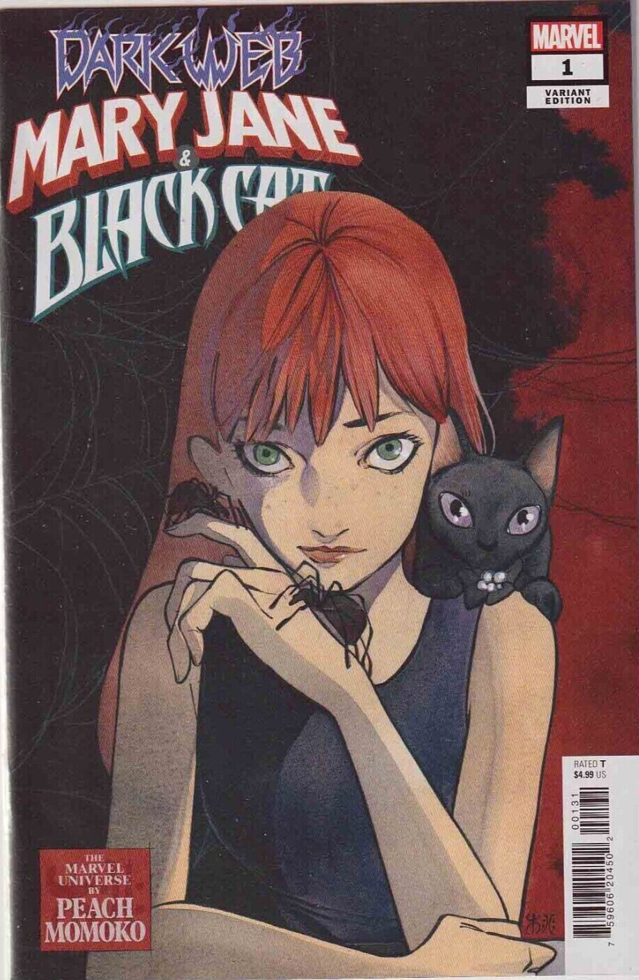 Mary Jane And Black Cat 1 Of 5 Momoko Var Marvel 2022 Eb50 Comic